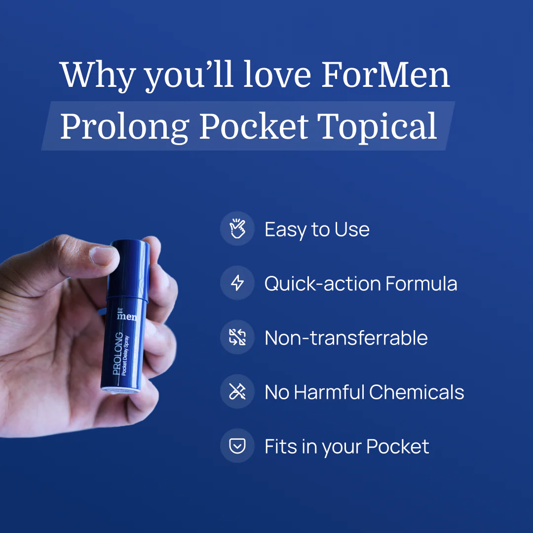 Pocket Delay Spray for Men – Long Lasting Performance Spray (8 ml) - DragonVitality