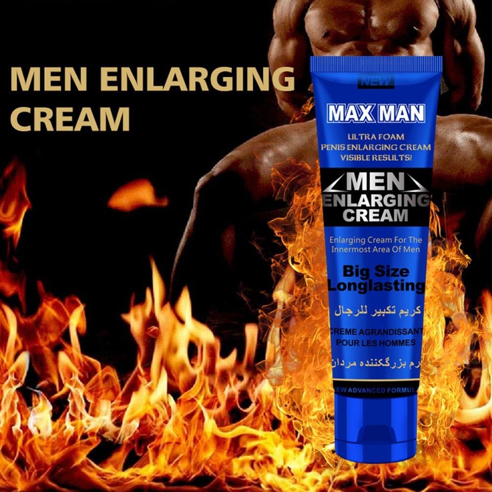 NAOLVE Men's Massage Cream, Sexual Enhancement Erection Cream, Penis Energy Massage Essential Oil, Men Massage Oil for Sex, Penis Becomes Longer Thicker,for Care Delay Performance Boost Strength-50g - DragonVitality