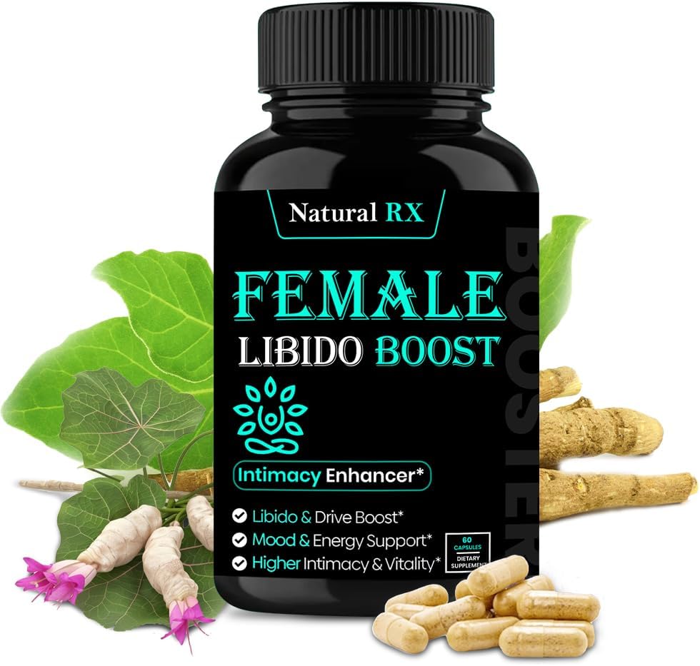 Fast Acting Female Libido Booster | Female Enhancement, Long Lasting, Hormonal Balance | High Intimacy, Increases Drive and Mood with Maca Root, Ginseng, Tribulus, Gingko| Non GMO USA Made 60 Capsules - DragonVitality