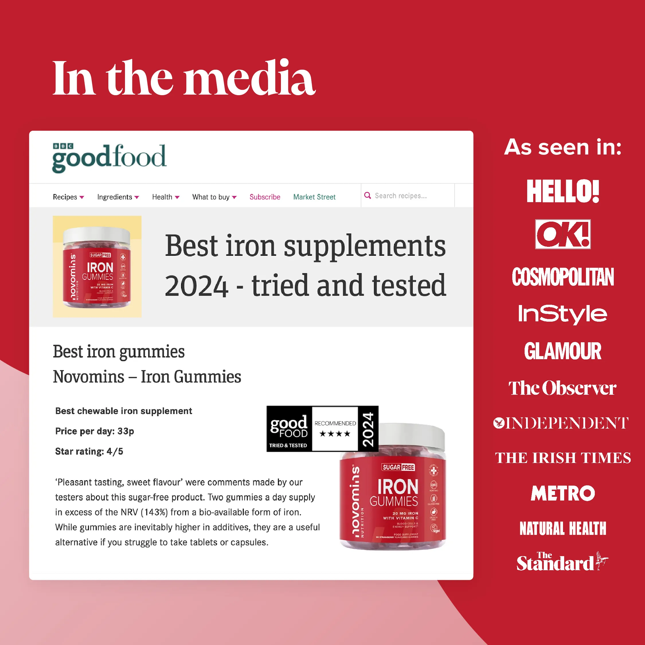 Iron Sugar-Free Gummies - DragonVitality