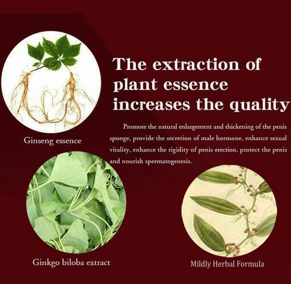 Delay Cream for Men,Massage Oil, Increase Length & Girth, Extender Cream Thicker Longer Strong for Male (50ML) - DragonVitality