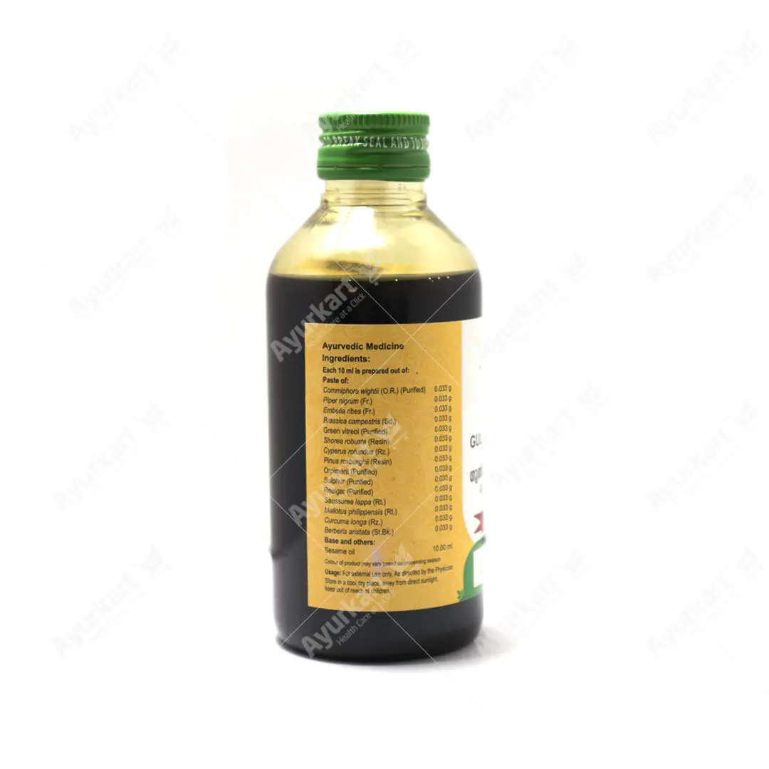 Gulgulumarichadi Thailam - 200ML - Vaidyaratnam