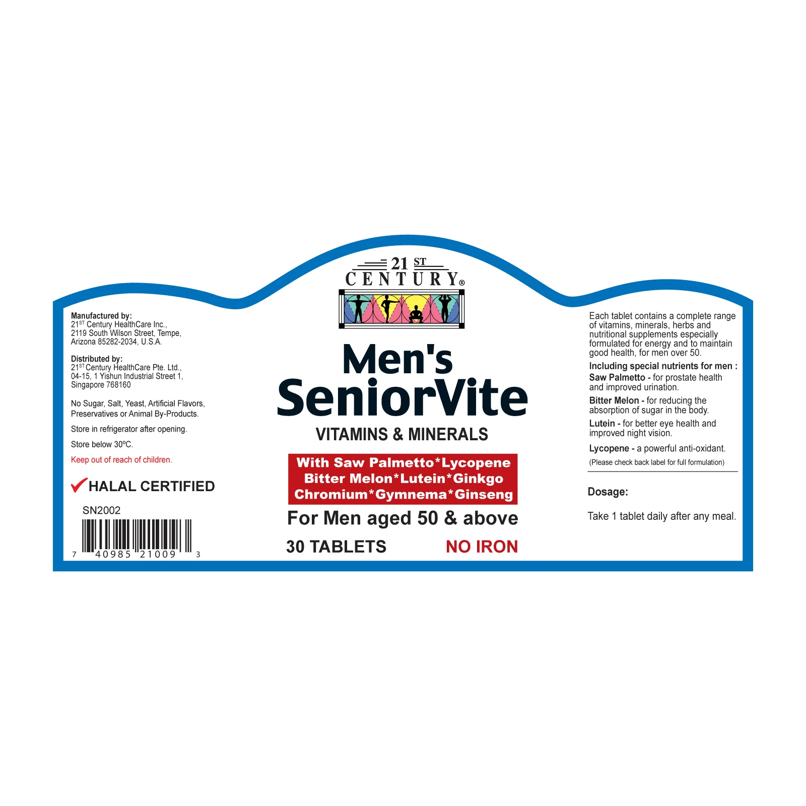 Men's SeniorVite 30's