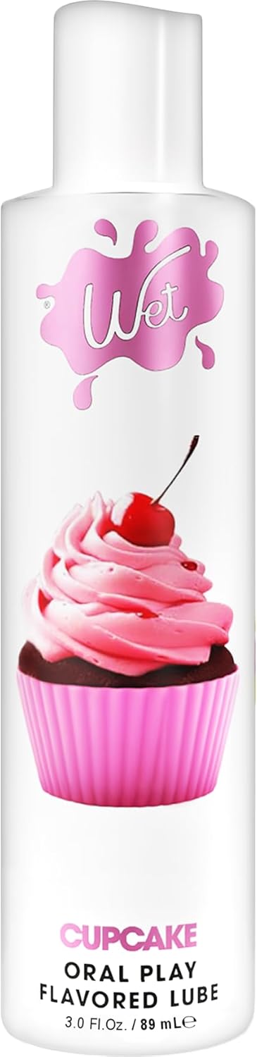 Wet Sexy Strawberry Premium Flavored Edible Lube for Men, Women and Couples | Long-Lasting, Condom Safe, Sugar Free, 9 fl oz - DragonVitality