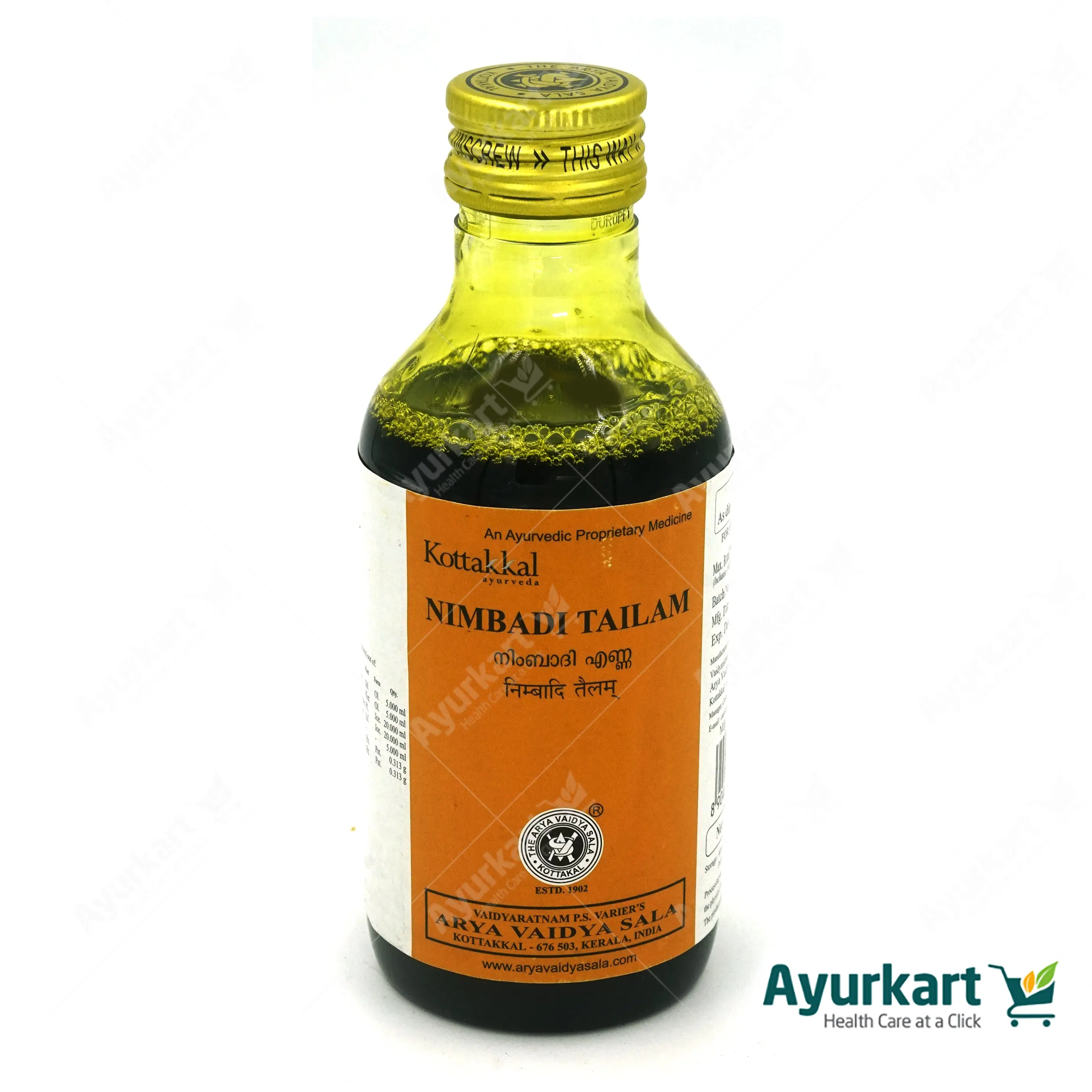 Nimbadi Tailam - 200ML- Kottakkal
