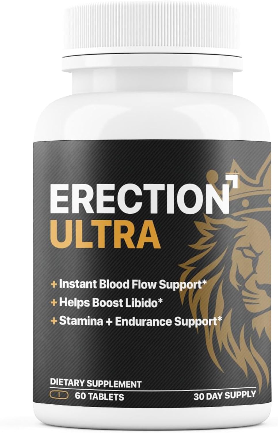 Erect Ultra | Performance Pills for Men Fast Acting Blood Flow & Enhanced Circulation, Stamina, Girth and Hardness | Helps Achieve & Sustain Hard On's | 20 Research Backed Ingredients - 60 Tablets - DragonVitality