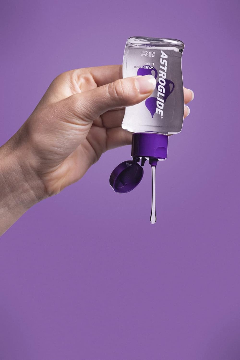 Astroglide Water Based Lube (2.5oz), Liquid Personal Lubricant, Long-Lasting Sex Lube for Men, Women and Couples, Travel-Friendly Size (Pack of 3) - DragonVitality