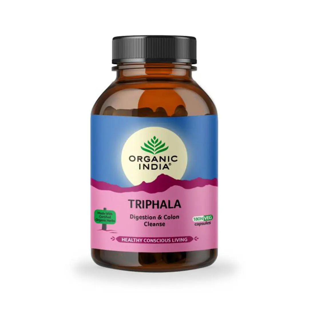 Triphala 60 Capsules / 180 Capsules Bottle - Organic India