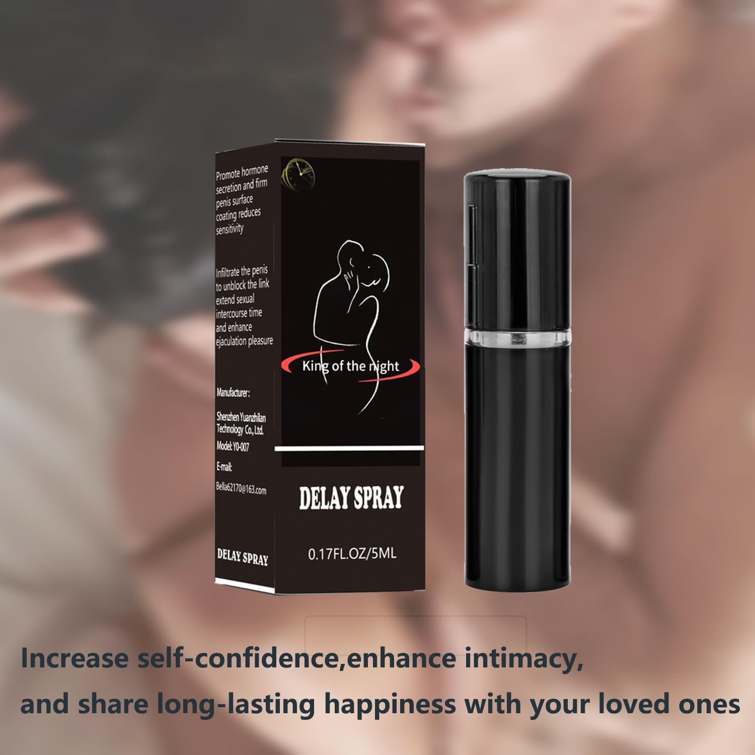 Delay-Spray for Men Sexual-Enhancer for - Men Last Longer in Bed for Men Massage Oil for Sexual Spray Prolonging and Desensitizing Lube for Male - DragonVitality