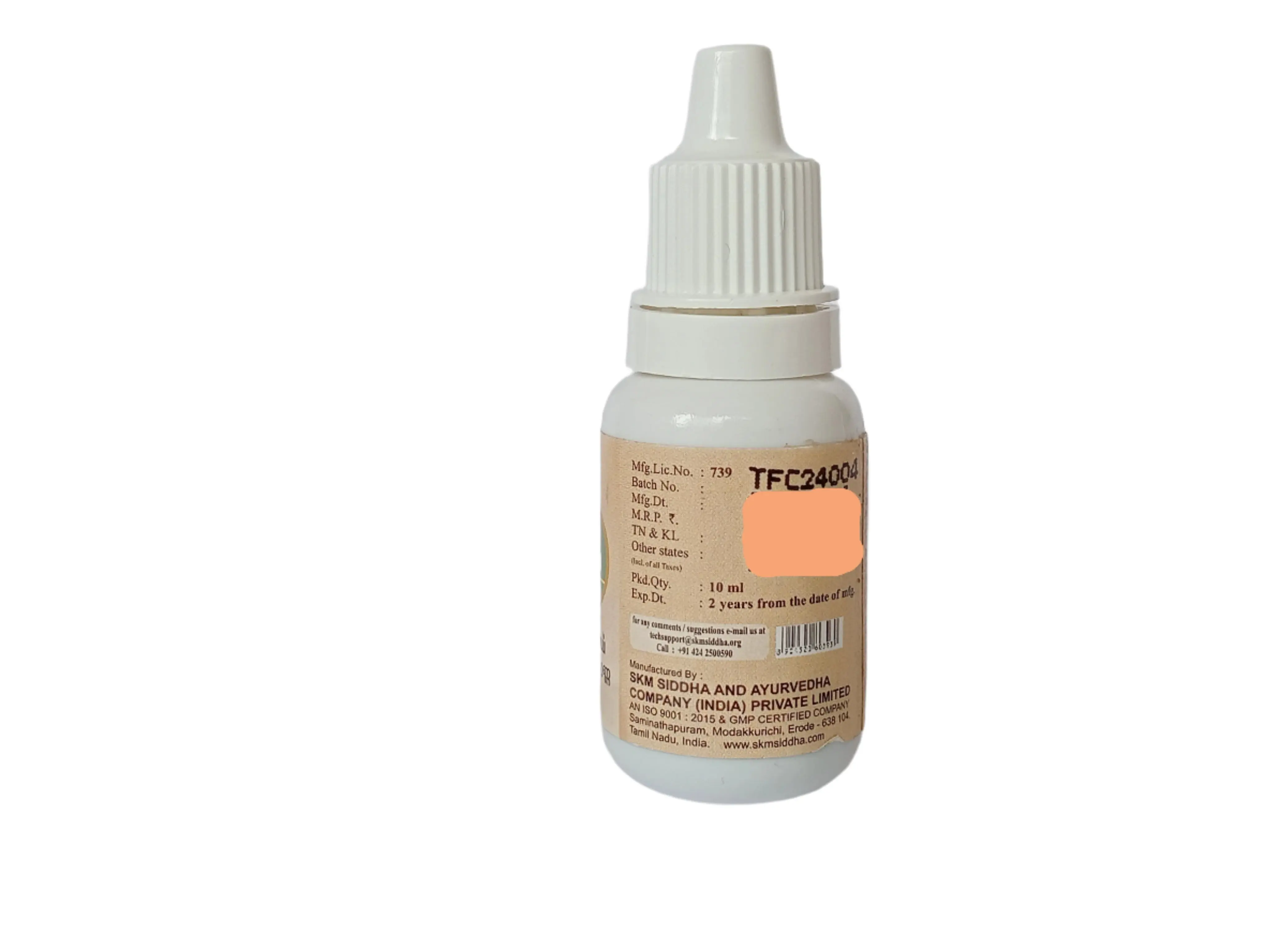 Siddhadhi Ennai No 1 - 10ml - SKM SIDDHA AND AYURVEDA - DragonVitality