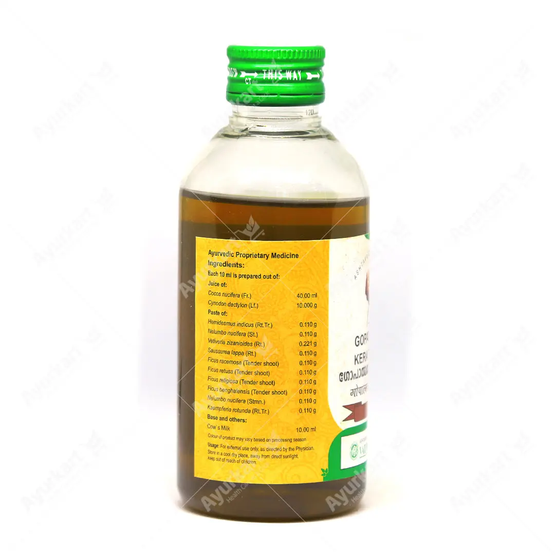 Gopatmajadi Kera Thailam - 200ML - Vaidyaratnam
