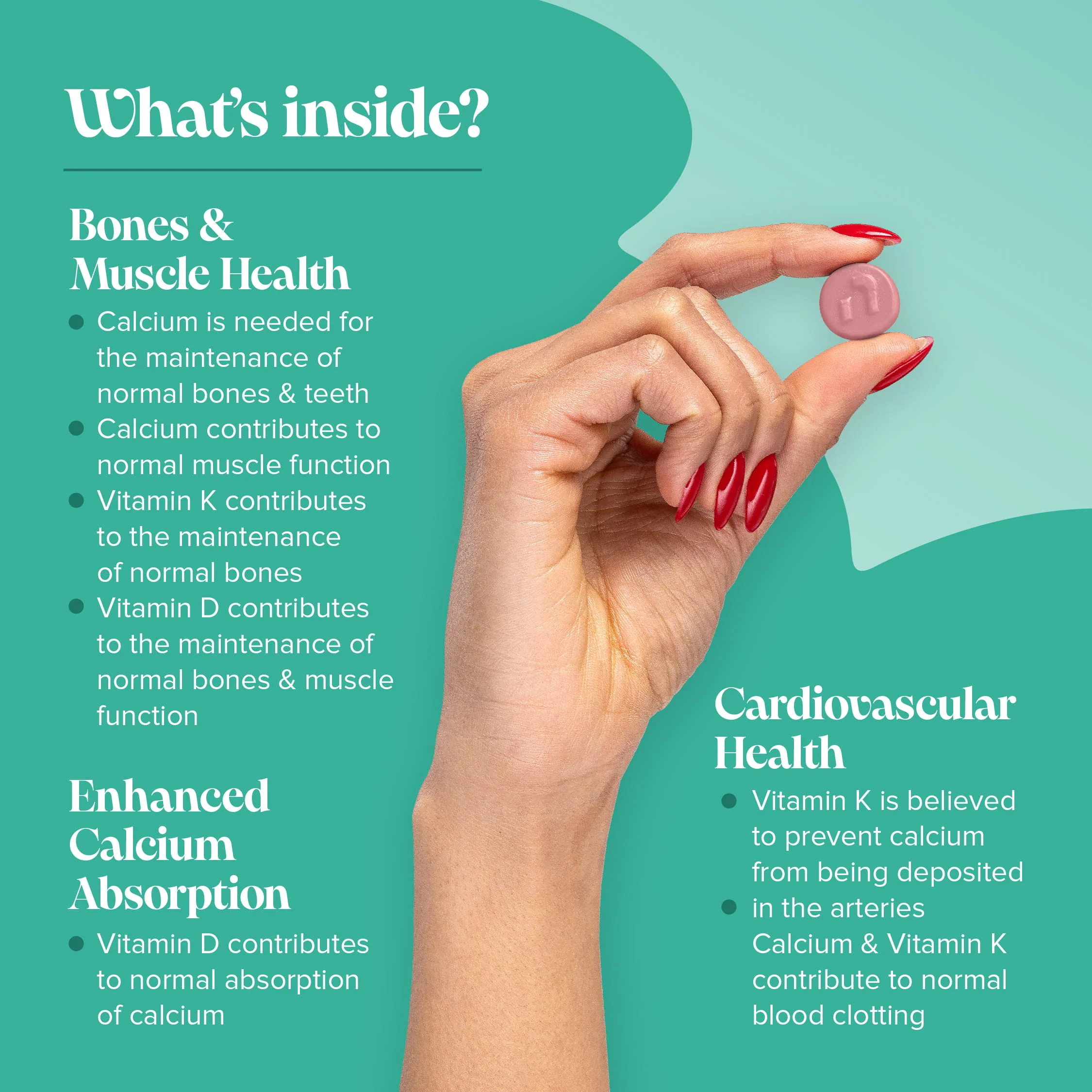 Calcium, Vitamin D & K2 Gummies - DragonVitality