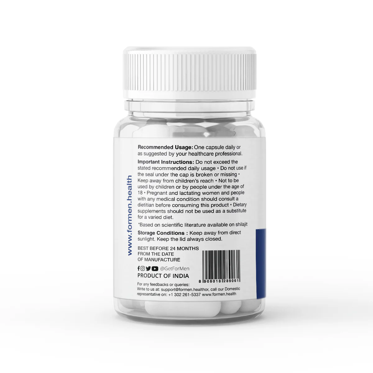 AceMax Shilajit & Ashwagandha Capsules for Men - DragonVitality