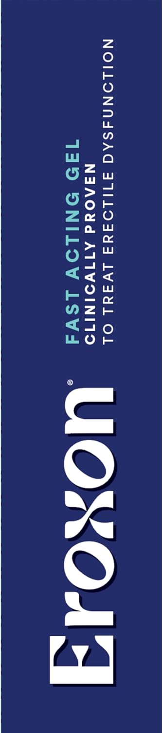 Eroxon Erectile Dysfunction Treatment Gel, New Clinically Proven Topical Gel, Helps Get an Erection Within 10 Minutes, 8 Single Use Tubes - DragonVitality