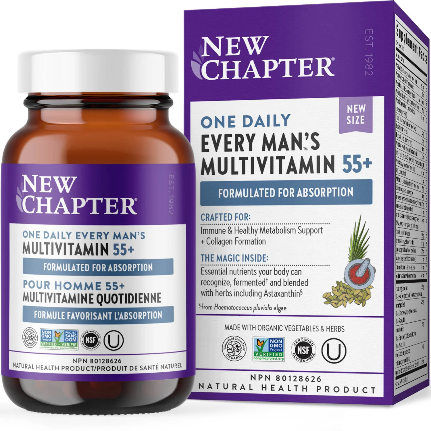 New Chapter® One Daily Every Men's Multivitamin 55+