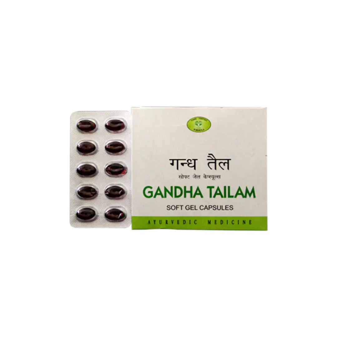 Gandha Tailam Soft Gel Capsules - 120 Nos. - AVN Arogya