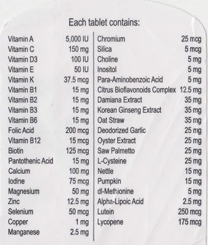 Men's Power Vitamins 30's - DragonVitality