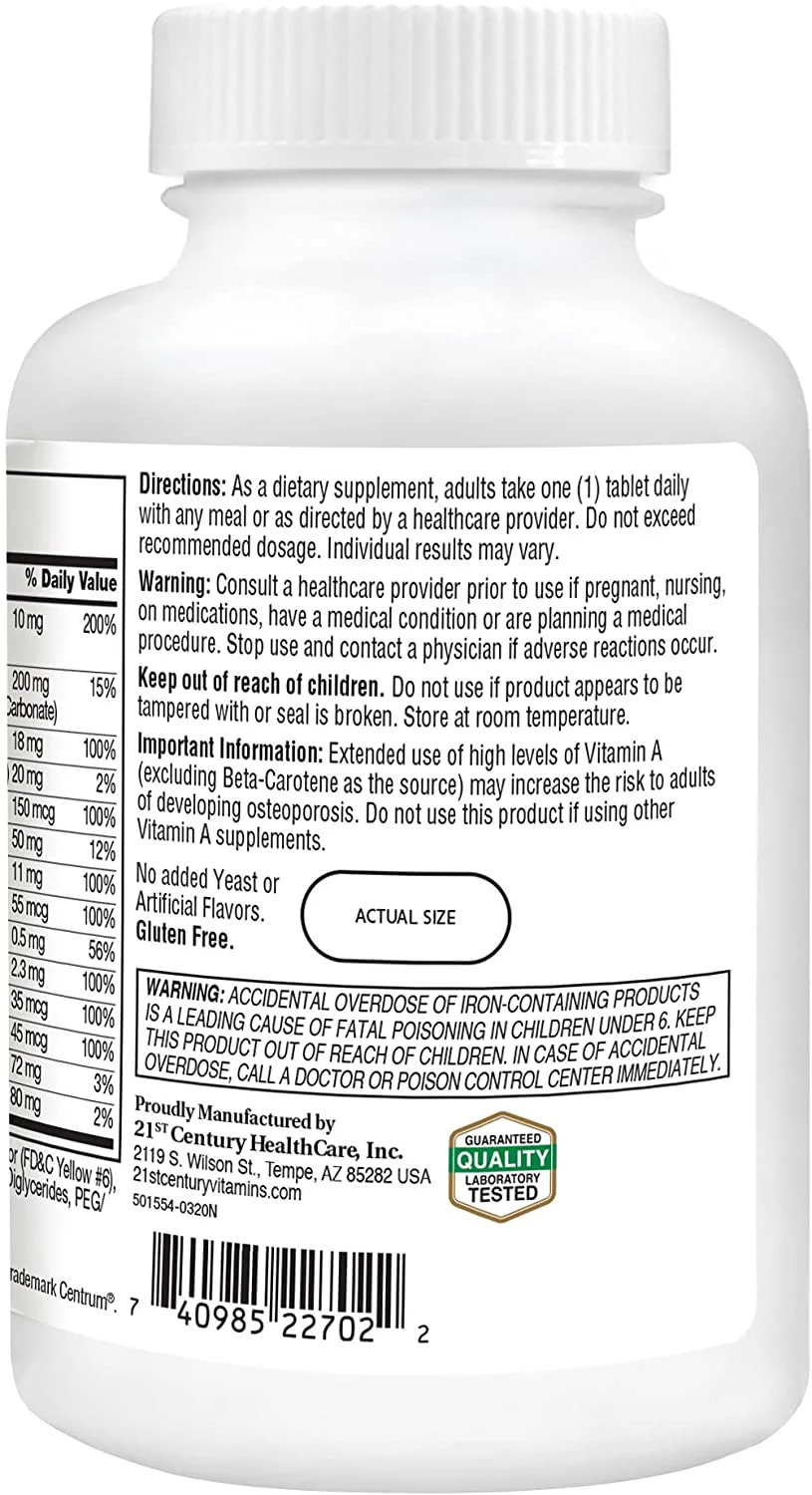 Sentry Multivitamin & Minerals 300's