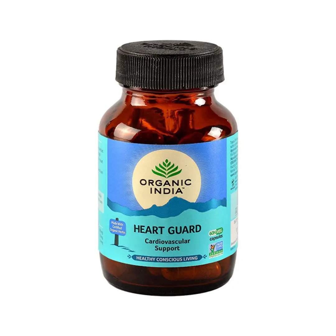 Heart Guard 60 Capsules Bottle - Organic India