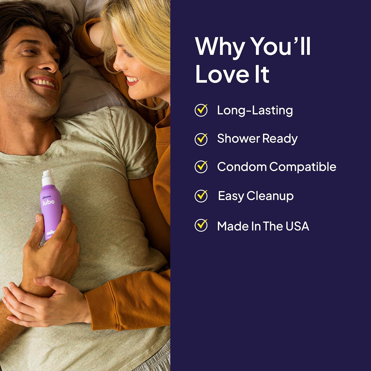 Hello Cake Silicone-Based Personal Lubricant - Hydrating, Long-Lasting, Non-Sticky, Ultra Slippery, Condom Compatible Lube for Men, Women, and Couples 3.3 fl oz - DragonVitality