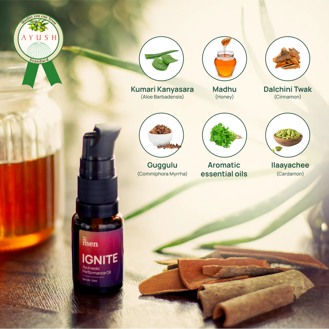 Ignite Ayurvedic Performance Oil - DragonVitality