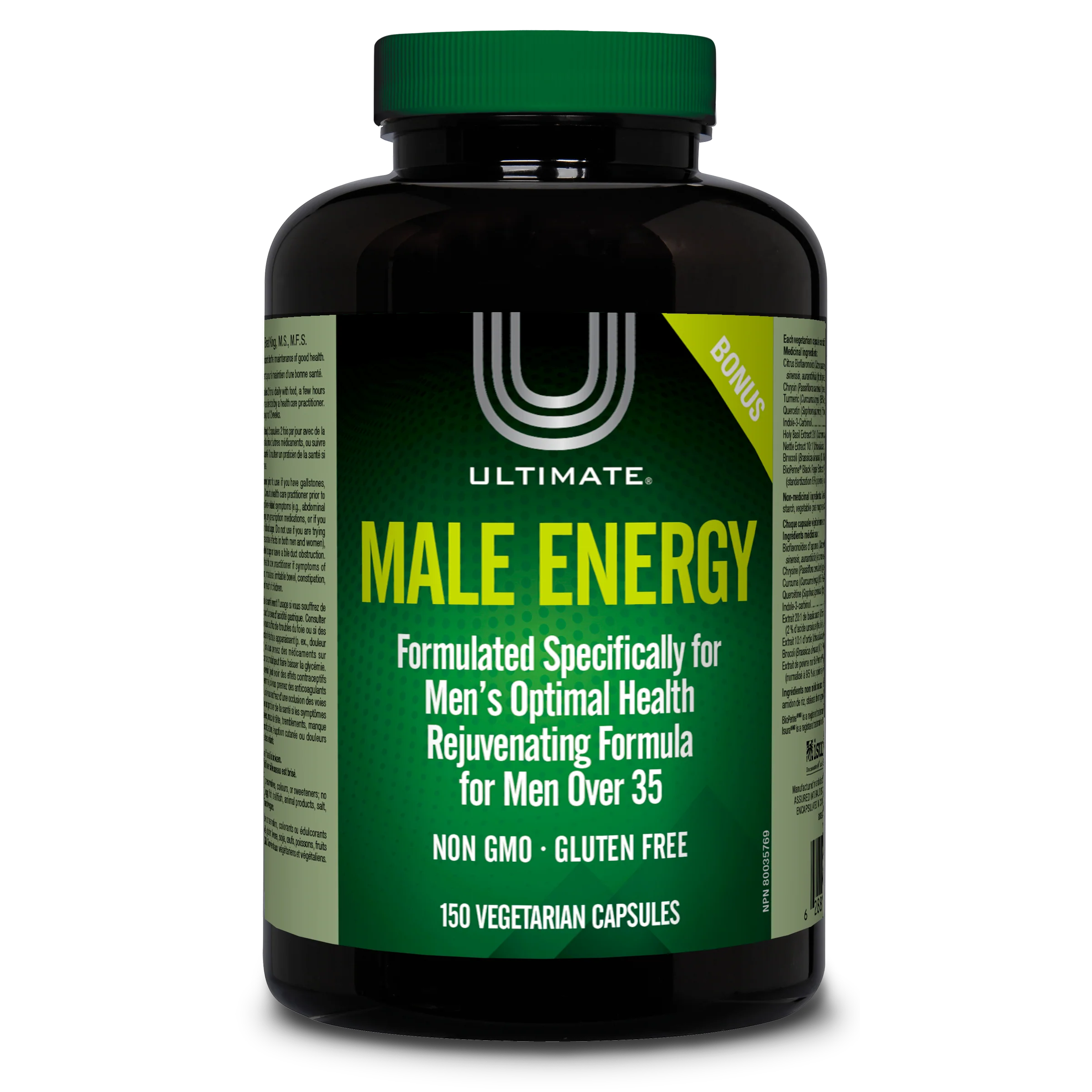 Ultimate Male Energy Vegetarian Capsules - DragonVitality