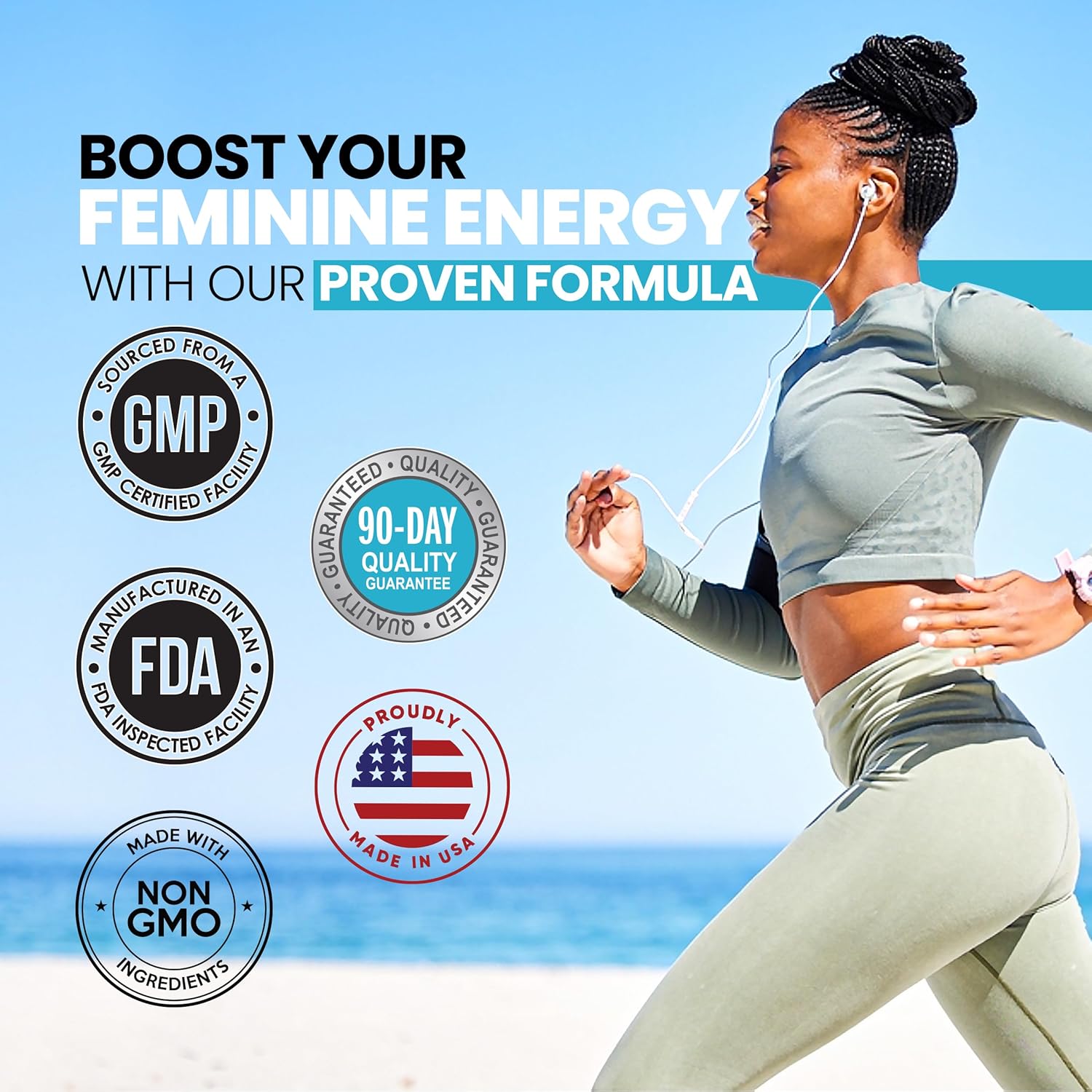 DR VITAMIN SOLUTIONS G-Arouse Enhancer for Female | Libido Booster for Women | Fast Acting Formula w/Horny Goat Weed, Maca Root, Tongkat Ali & Tribulus | Female Libido Booster for Energy, 60 Capsules - DragonVitality