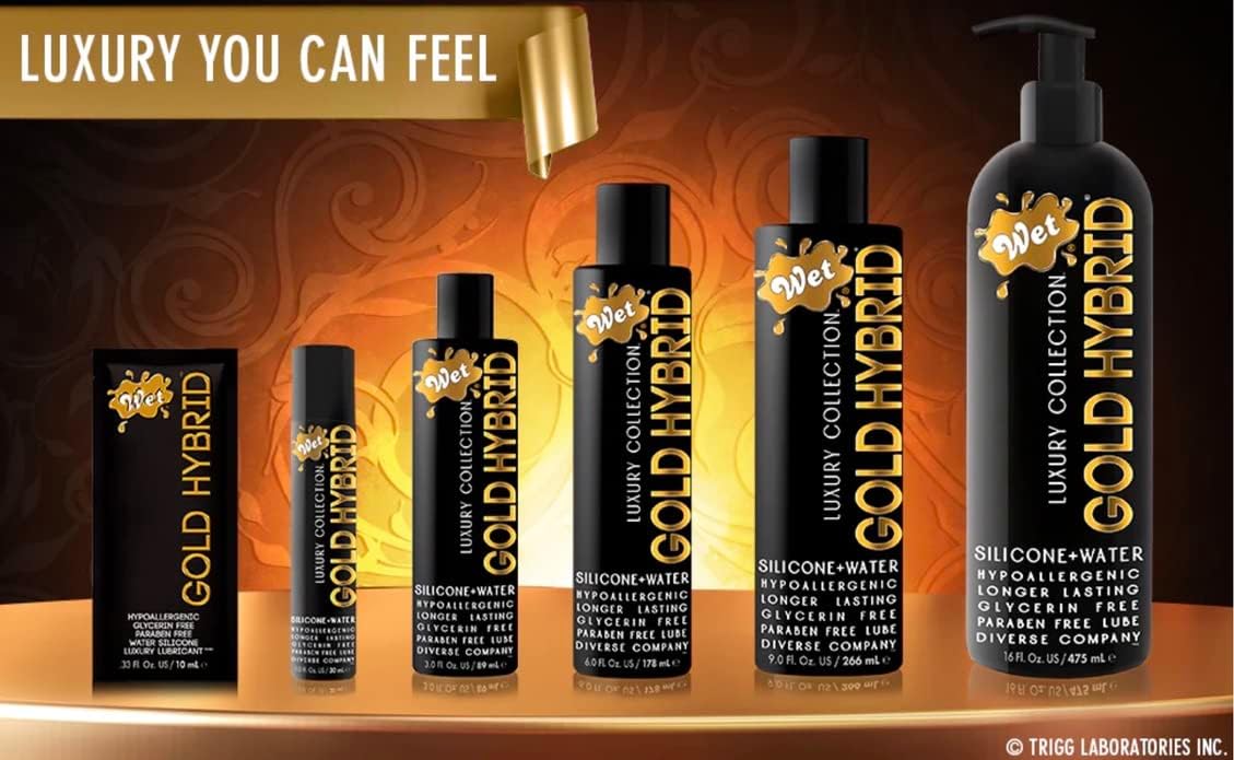 Wet Platinum Silicone-Based Personal Lubricant | Ultra Smooth, Super Slick, Hypoallergenic, Long-Lasting Performance, Waterproof Formula| Lube for Men, Women & Couples, 4.2 fl oz - DragonVitality