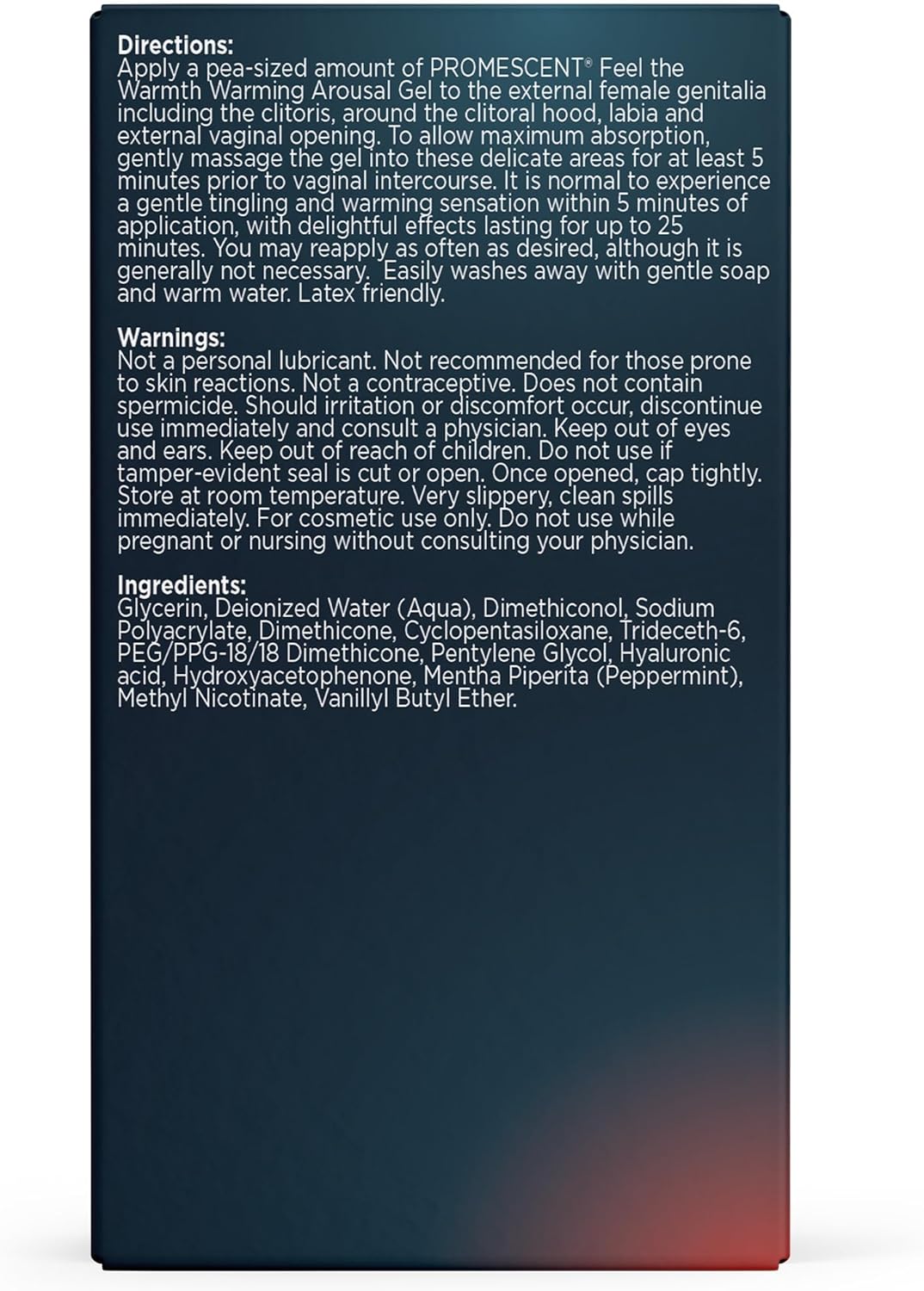 Promescent Buzzing Gel for Women – Arousal Enhancing Intimate Lubricant, Non-Sticky & Long-Lasting, Personal Lube for Increased Heightened Feeling, 75 Uses (15ml) - DragonVitality