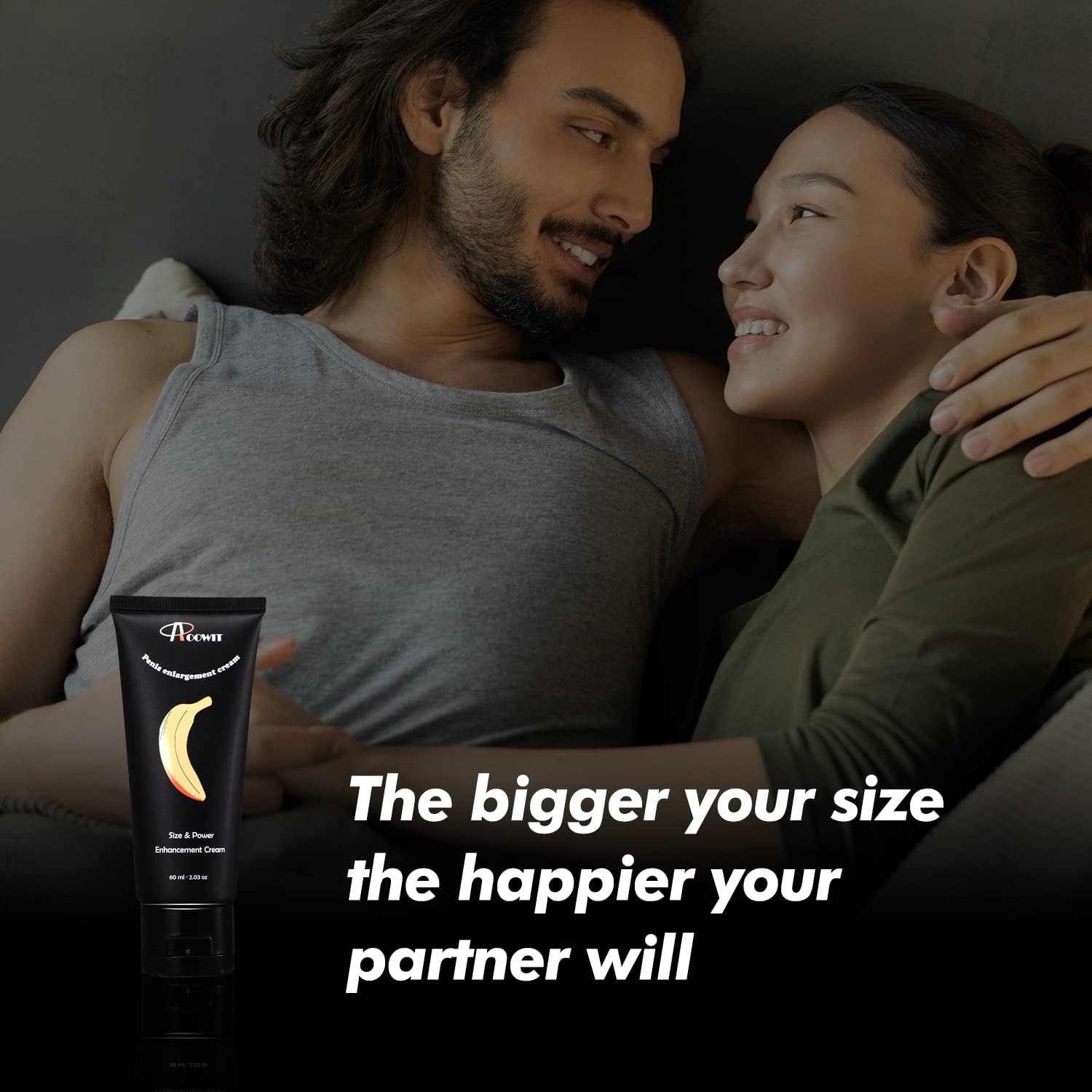 Male Enlargement Cream, Private Part Enlargement, Penile Health Care Cream, Penis Extender Massage Cream, Thicker Longer and Stronger for Men 60ml - DragonVitality