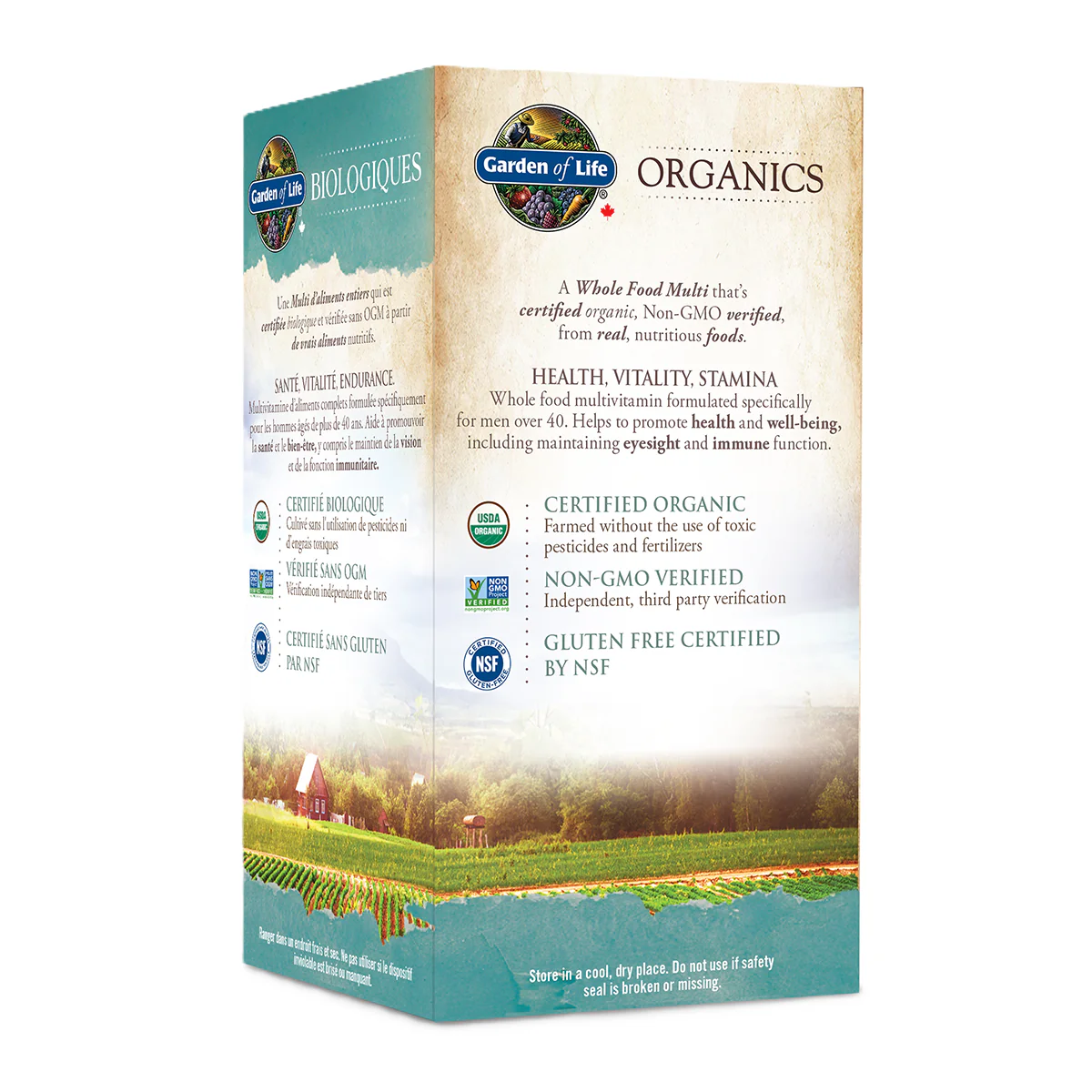 Garden of Life Organics Men's 40+ Multi - DragonVitality