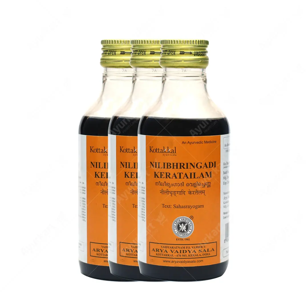 Nilibhringadi Kera Tailam - Kottakkal Ayurveda - 200ML