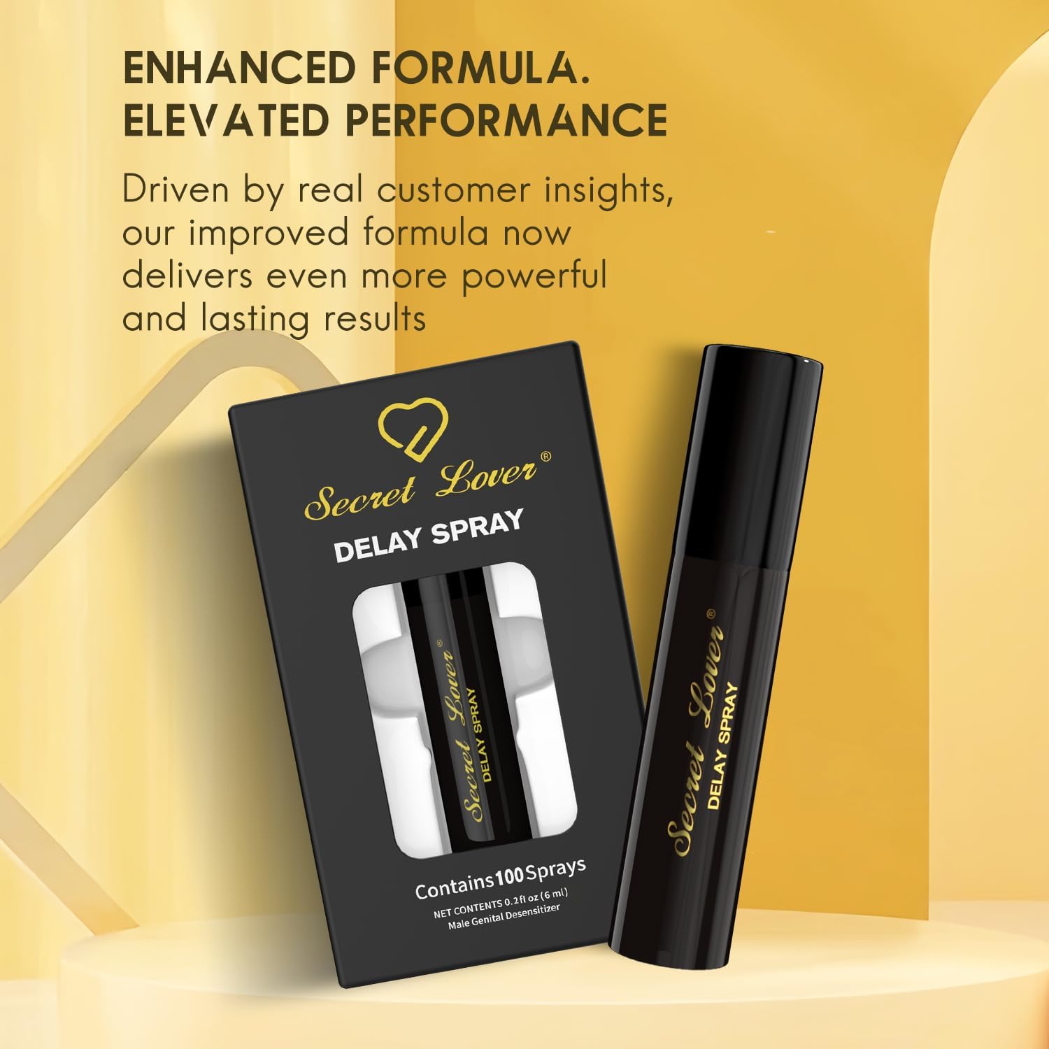 Desensitizing Delay Sprayer for Long Last Men Sex Novelties, Upgraded Formula Male Climax Control Delay Spray Better Maximized Sensation, Sexual Enhancer Last Longer in Bed Prolong Climax for Him, 6ml - DragonVitality