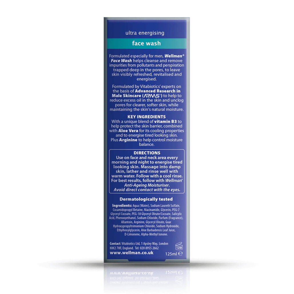 Wellman Face Wash - DragonVitality