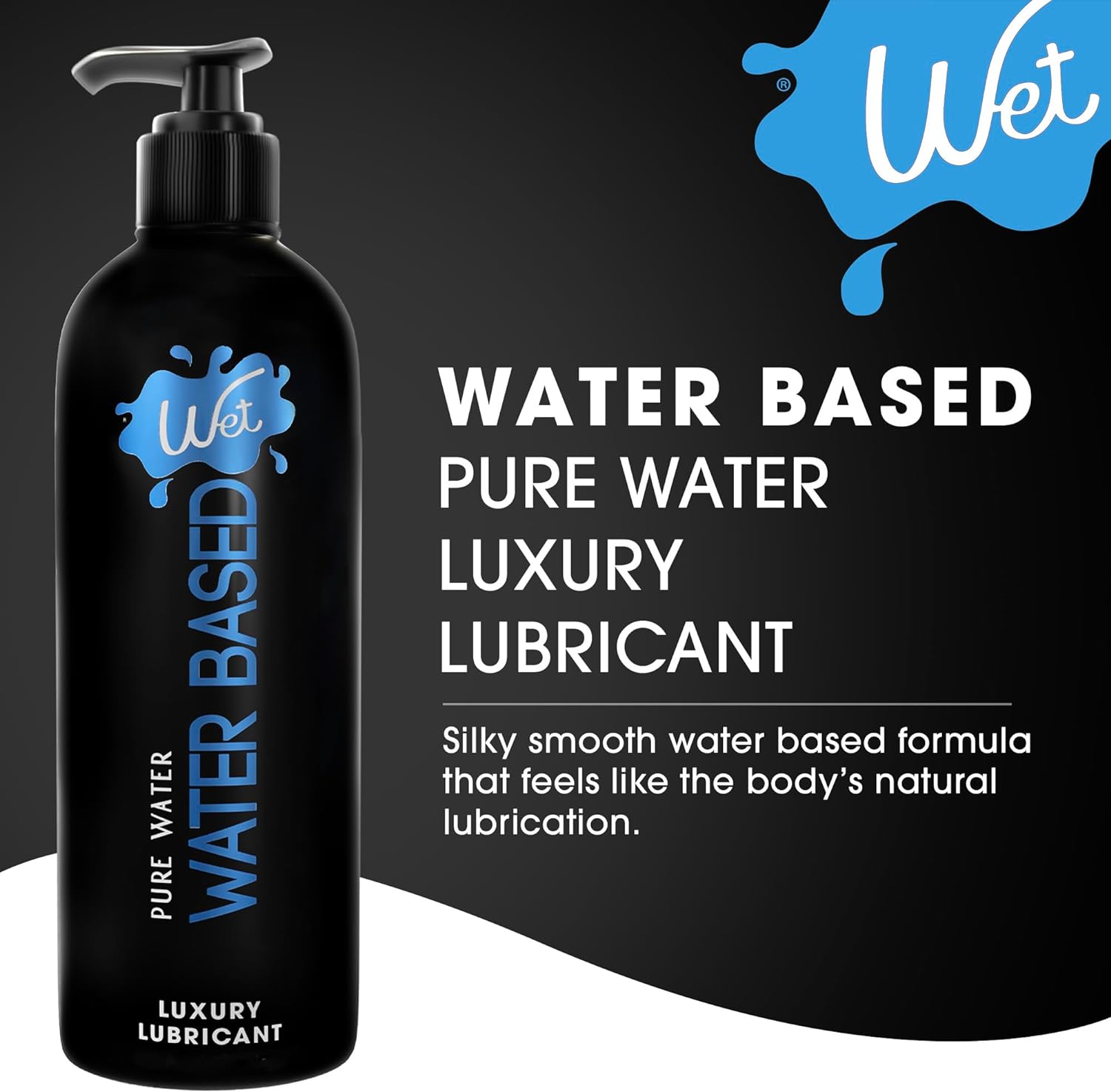 Wet Platinum Silicone-Based Personal Lubricant | Ultra Smooth, Super Slick, Hypoallergenic, Long-Lasting Performance, Waterproof Formula| Lube for Men, Women & Couples, 4.2 fl oz - DragonVitality