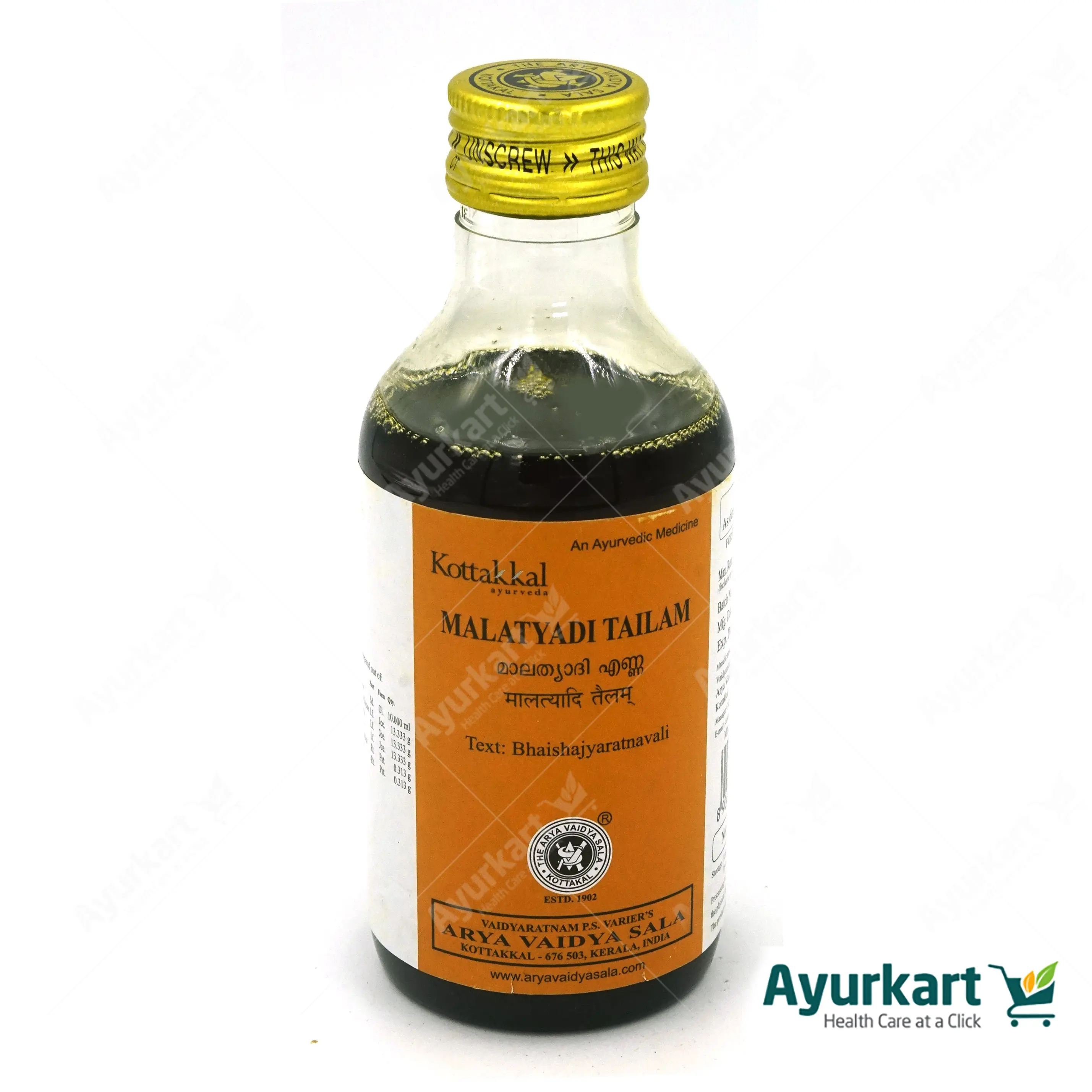 Malathyadi Tailam - 200ML - Kottakkal