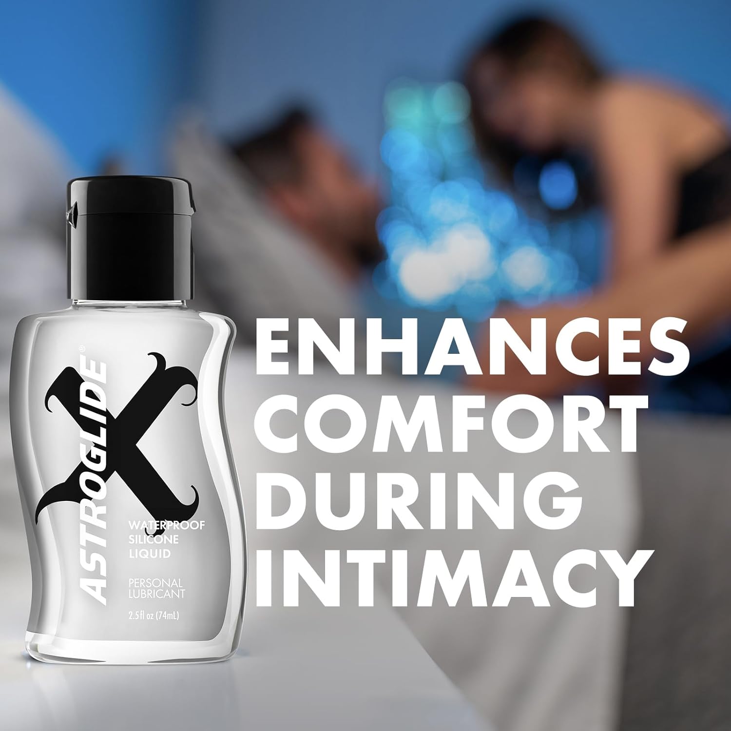 Astroglide Lube Plus Libido (2.5oz), Intimate Arousal Lube Heightens Desire and Sensitivity, Water Based Personal Lubricant, Enhances Pleasure for Women, Men, Couples, Travel Size (Packaging May Vary) - DragonVitality