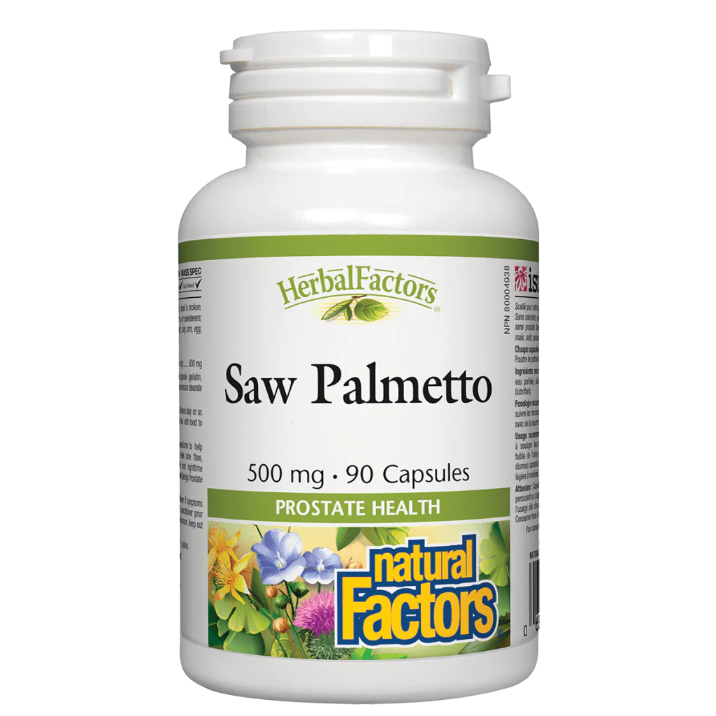 Saw Palmetto 500 mg, HerbalFactors® Capsules