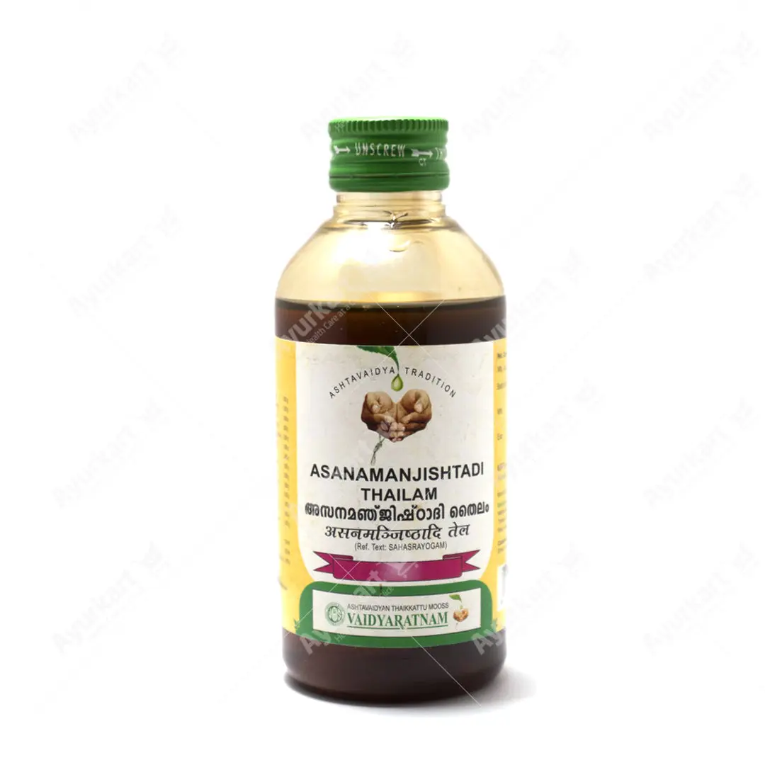 Asanamanjishtadi Thailam - 200ML - Vaidyaratnam