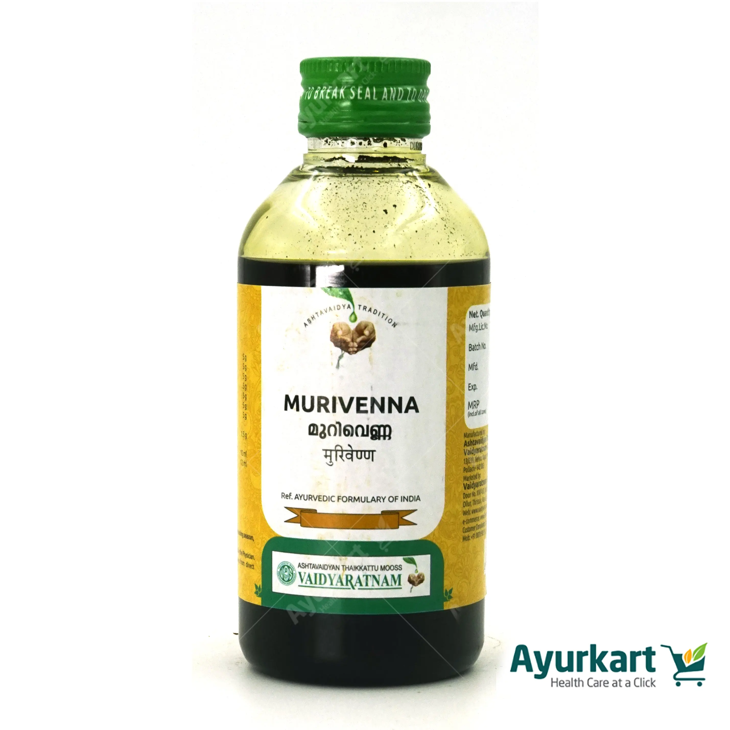 MURIVENNA - VAIDYARATNAM - DragonVitality