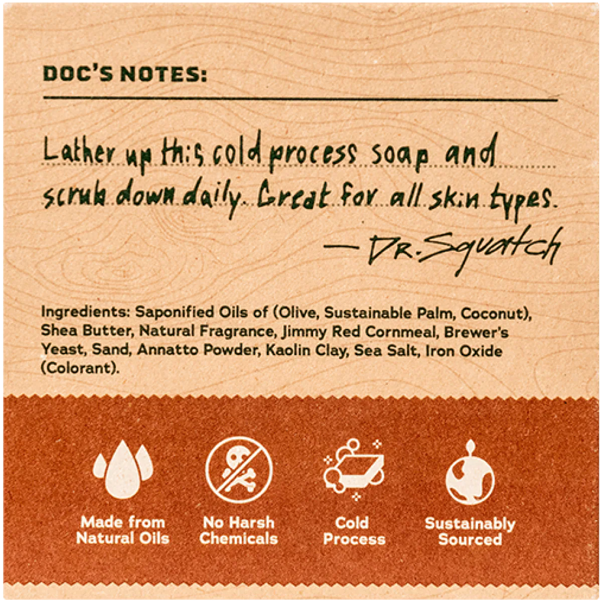 Dr. Squatch Soap Bar Wood Barrel Bourbon™ - DragonVitality