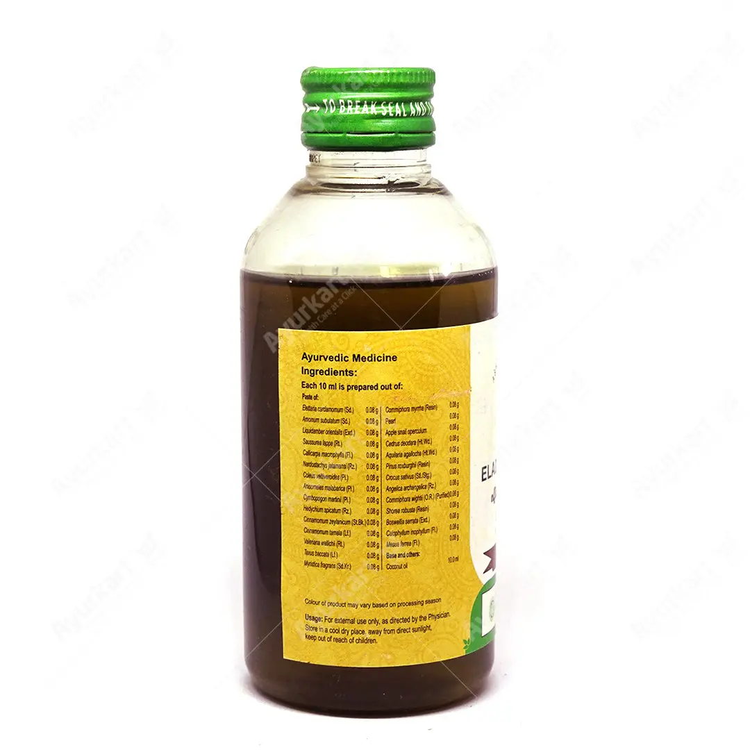 Eladi Kera Thailam - 200ML - Vaidyaratnam