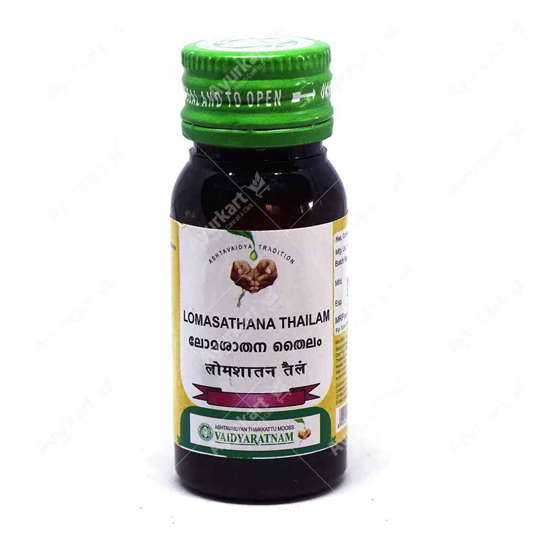 Lomasathana Thailam - 25ML - Vaidyaratnam