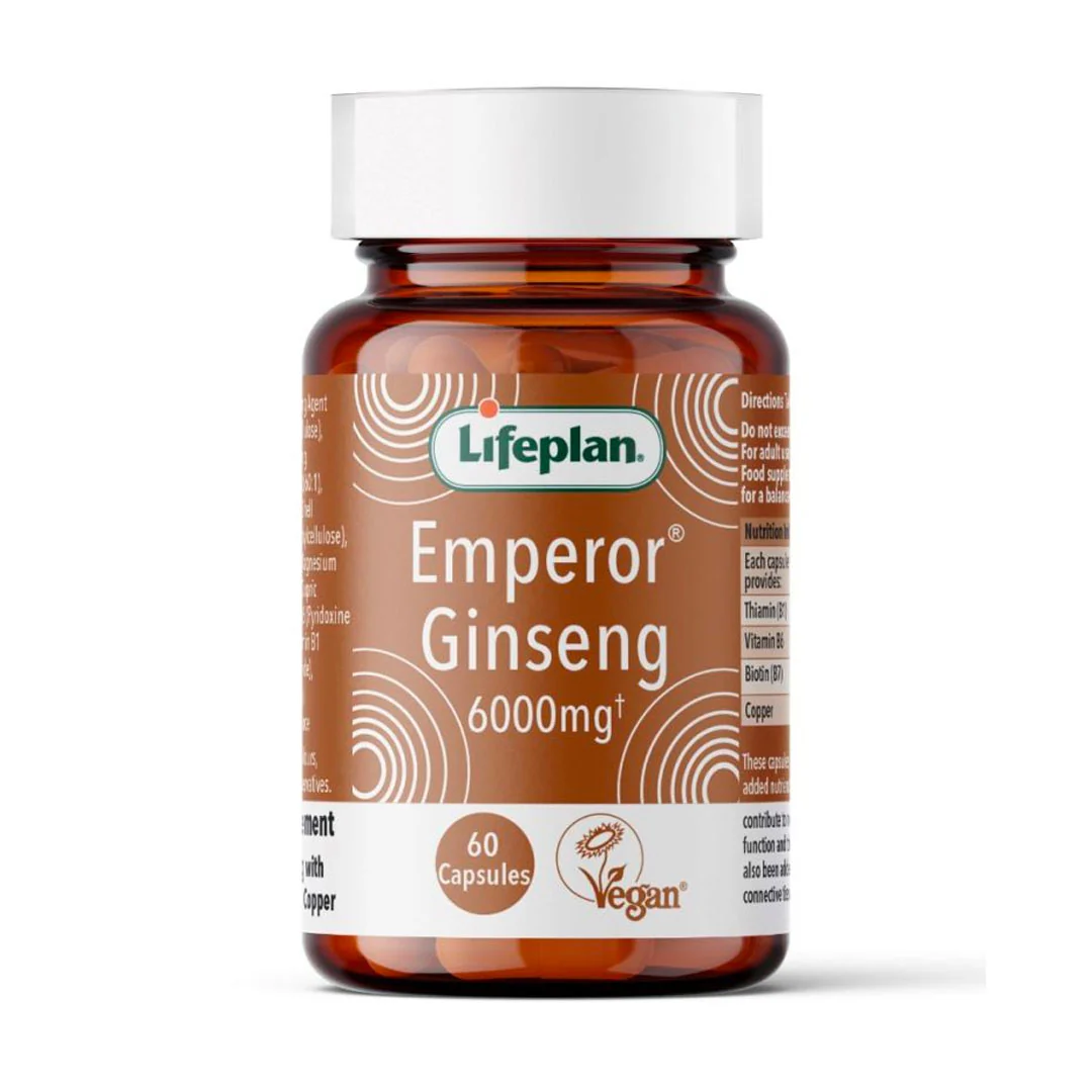 Lifeplan Emperor Ginseng 6000mg 60 Capsules