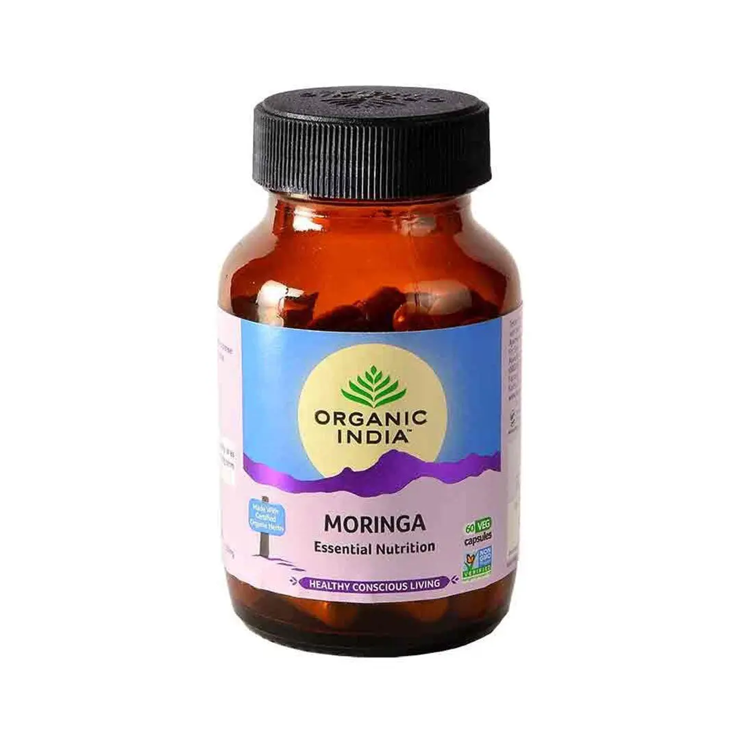 Moringa 60 Capsules Bottle - Organic India