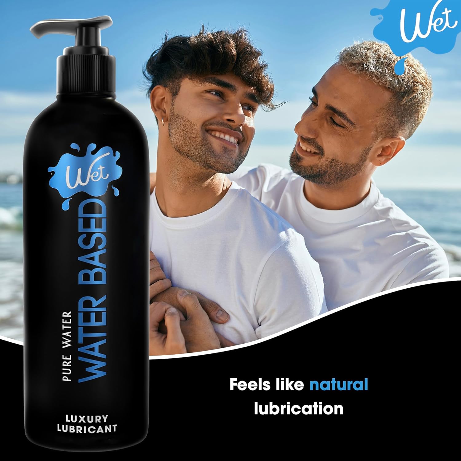 Wet Platinum Silicone-Based Personal Lubricant | Ultra Smooth, Super Slick, Hypoallergenic, Long-Lasting Performance, Waterproof Formula| Lube for Men, Women & Couples, 4.2 fl oz - DragonVitality