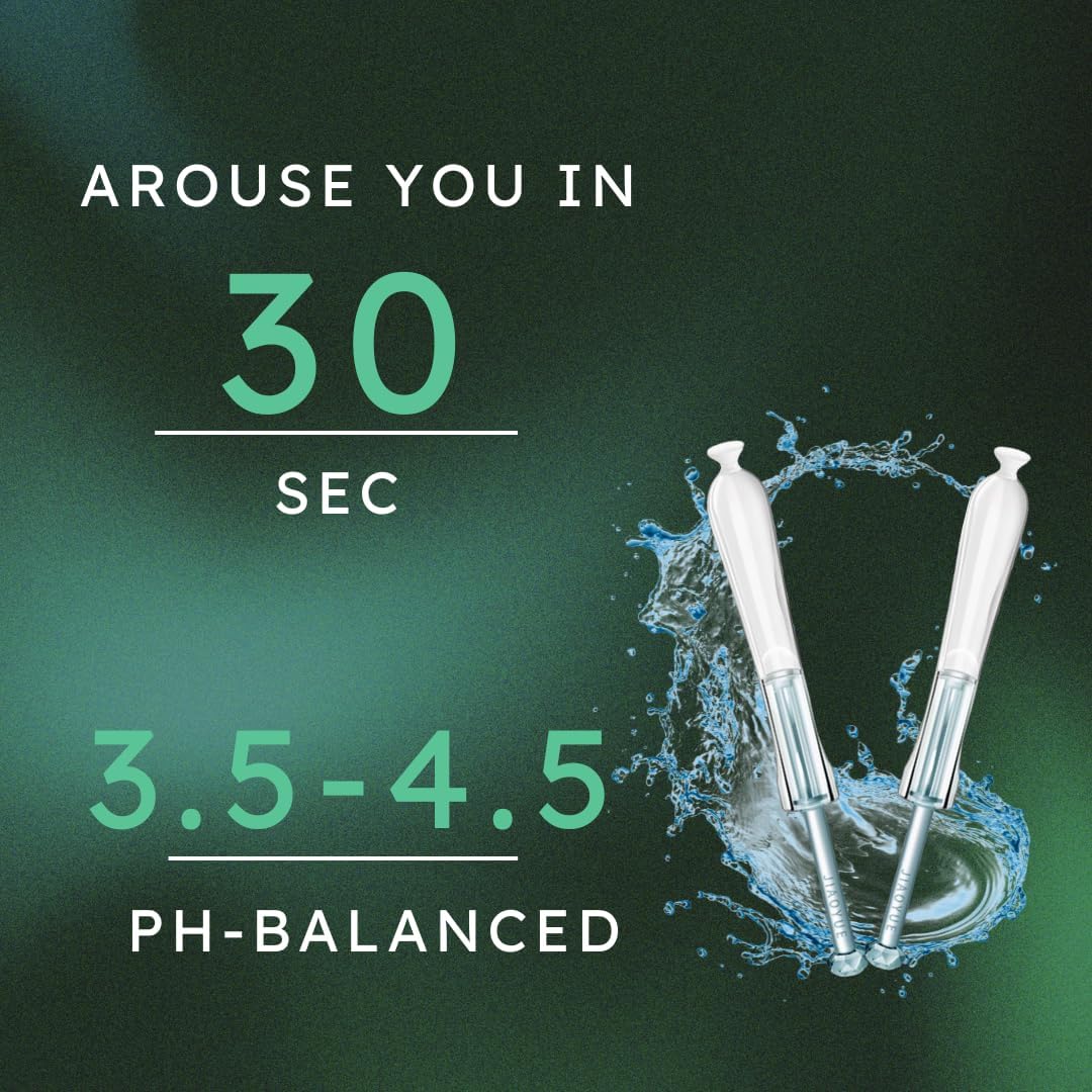 Libido Arouses & Releases, Female Stimulant Orgasm Enhancer Sex Toys for Couples pH-Balanced Intimate Moisturizer Sexual Pleasure 3 Prefilled Applicators Vaginal Moisturizer Arousal Supplements - DragonVitality