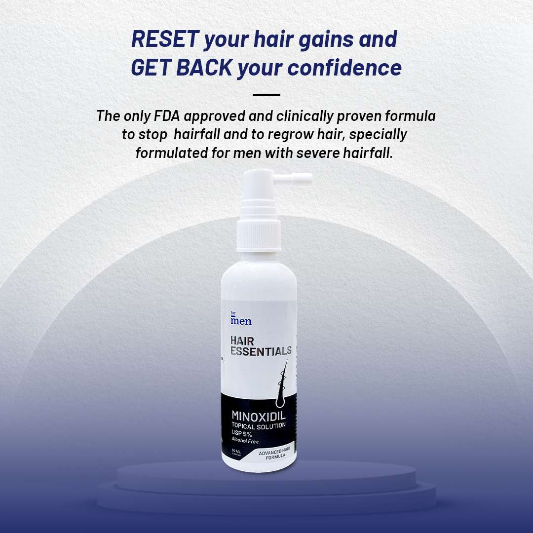 Minoxidil Topical Solution 5% – Clinically Proven for Hair Regrowth (60ml) - DragonVitality