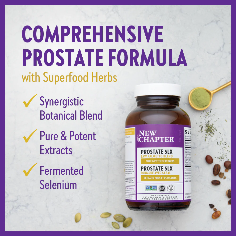 New Chapter® Prostate 5LX Saw Palmetto Blend - DragonVitality