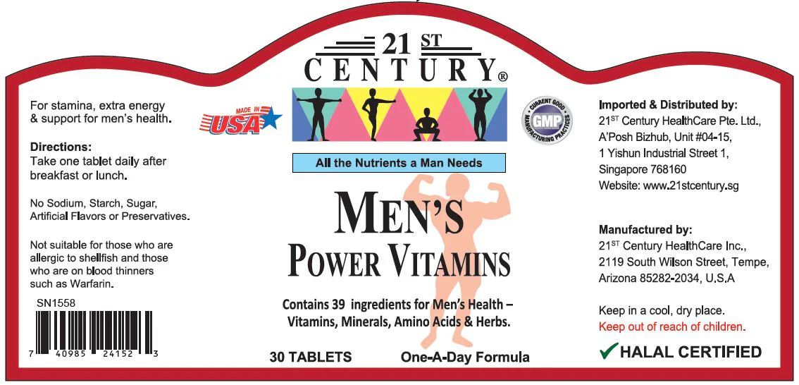 Men's Power Vitamins 30's